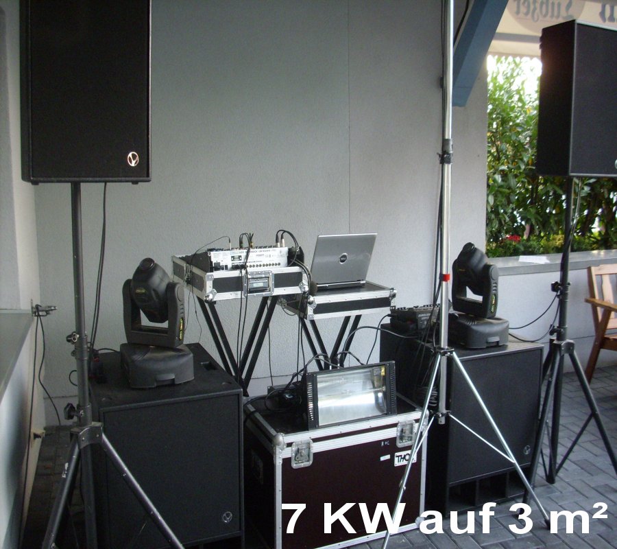 DJ Peter Sohr - Grauhaar - Technik  7 kW