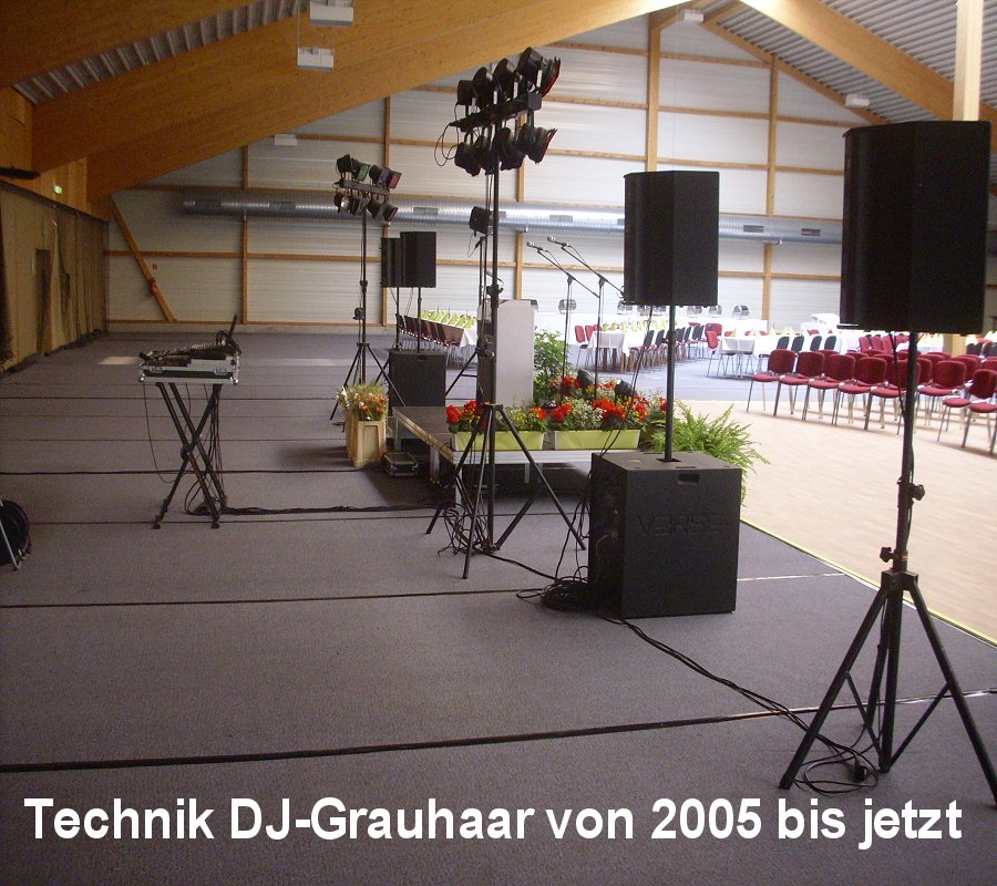 DJ Peter Sohr - Grauhaar - Technik  10kW